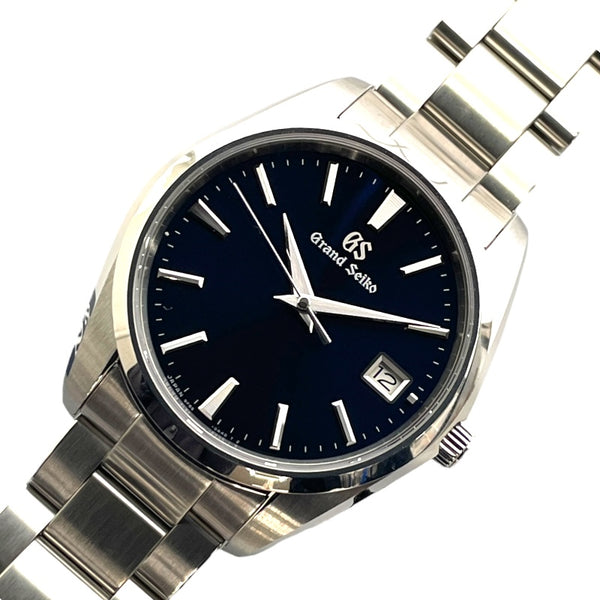 セイコー SEIKO Grand Seiko ヘリテージコレクション 9Fクォーツ SBGP013 ブラック SS メンズ 腕時計