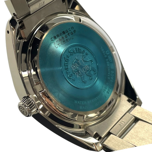 セイコー SEIKO Grand Seiko ヘリテージコレクション 9Fクォーツ SBGP013 ブラック SS メンズ 腕時計