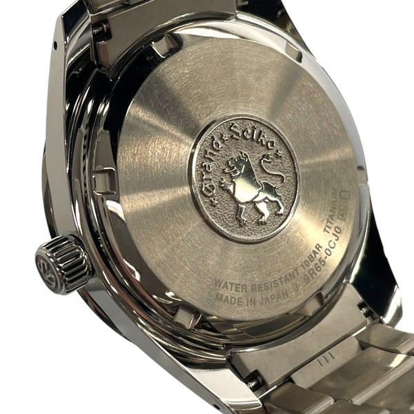 セイコー SEIKO Grand Seiko スプリングドライブ SBGA349 ブラック チタン メンズ 腕時計