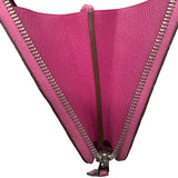 エルメス HERMES アザップロング □M刻印 フューシャピンク アリゲーター レディース 長財布