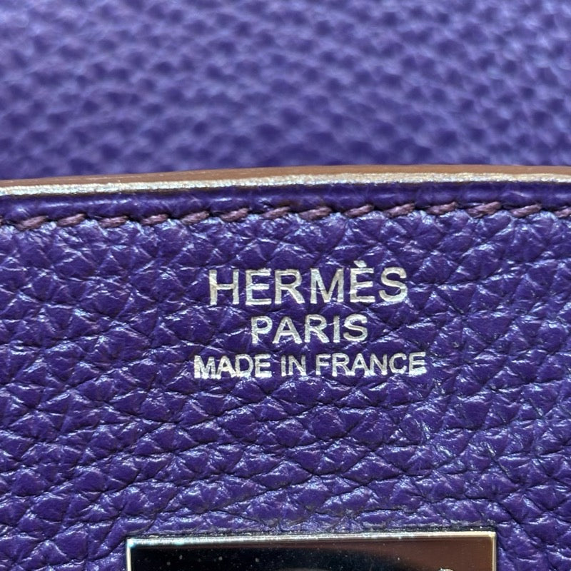 エルメス HERMES バーキン30 □N刻 シルバー金具 トゴ レディース ハンドバッグ
