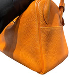 エルメス HERMES リンディ30 □P刻印　(2012年製) オレンジ　シルバー金具 トリヨンクレマンス レディース ショルダーバッグ