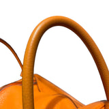エルメス HERMES リンディ30 □P刻印　(2012年製) オレンジ　シルバー金具 トリヨンクレマンス レディース ショルダーバッグ