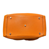 エルメス HERMES リンディ30 □P刻印　(2012年製) オレンジ　シルバー金具 トリヨンクレマンス レディース ショルダーバッグ