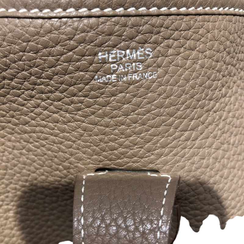 エルメス HERMES エヴリン3 PM □Ｍ刻印 エトゥープ/SV金具 トリヨンクレマンス レディース ショルダーバッグ