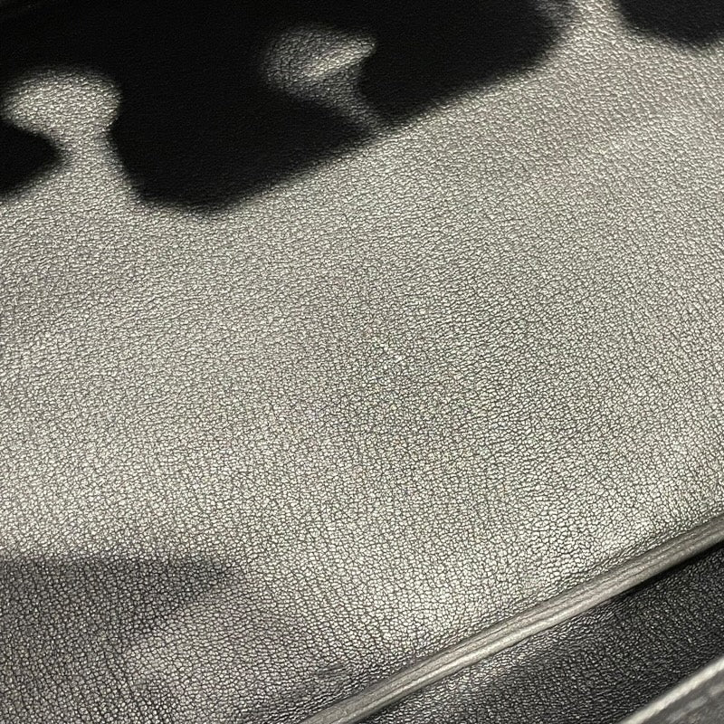 エルメス HERMES バーキン40 □R刻 ブラック/SV金具 トゴ レディース ハンドバッグ