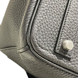 エルメス HERMES バーキン40 □R刻 ブラック/SV金具 トゴ レディース ハンドバッグ