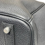 エルメス HERMES バーキン40 □R刻 ブラック/SV金具 トゴ レディース ハンドバッグ