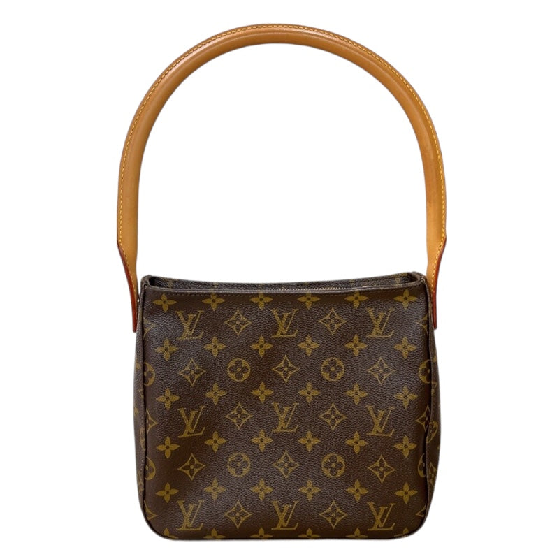 ルイ・ヴィトン LOUIS VUITTON ルーピングMM M51146 ブラウン ゴールド 