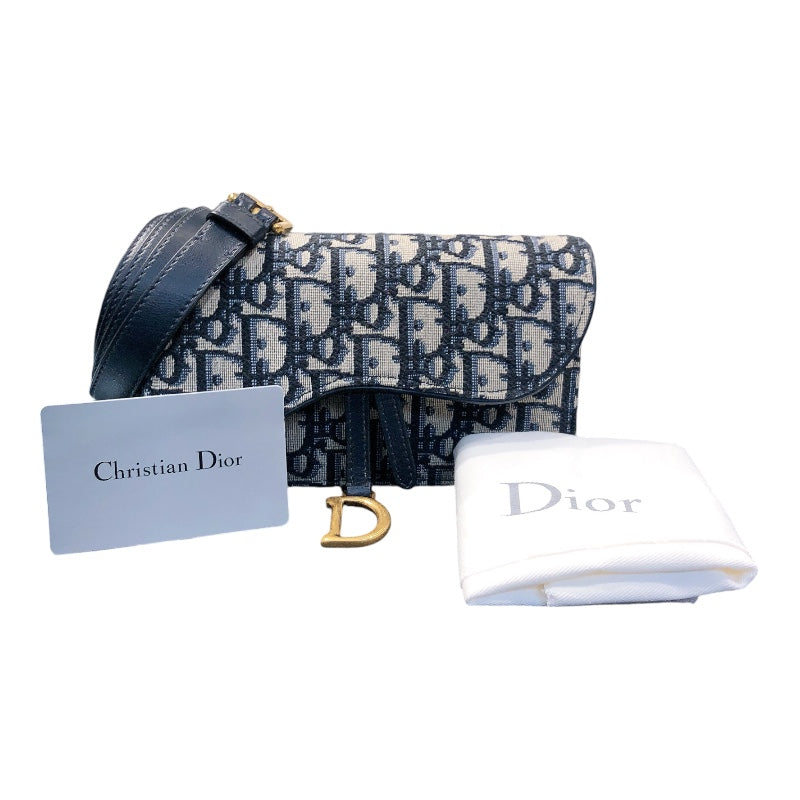 クリスチャン・ディオール Christian Dior サドルベルトバッグ キャンバス レディース ショルダーバッグ