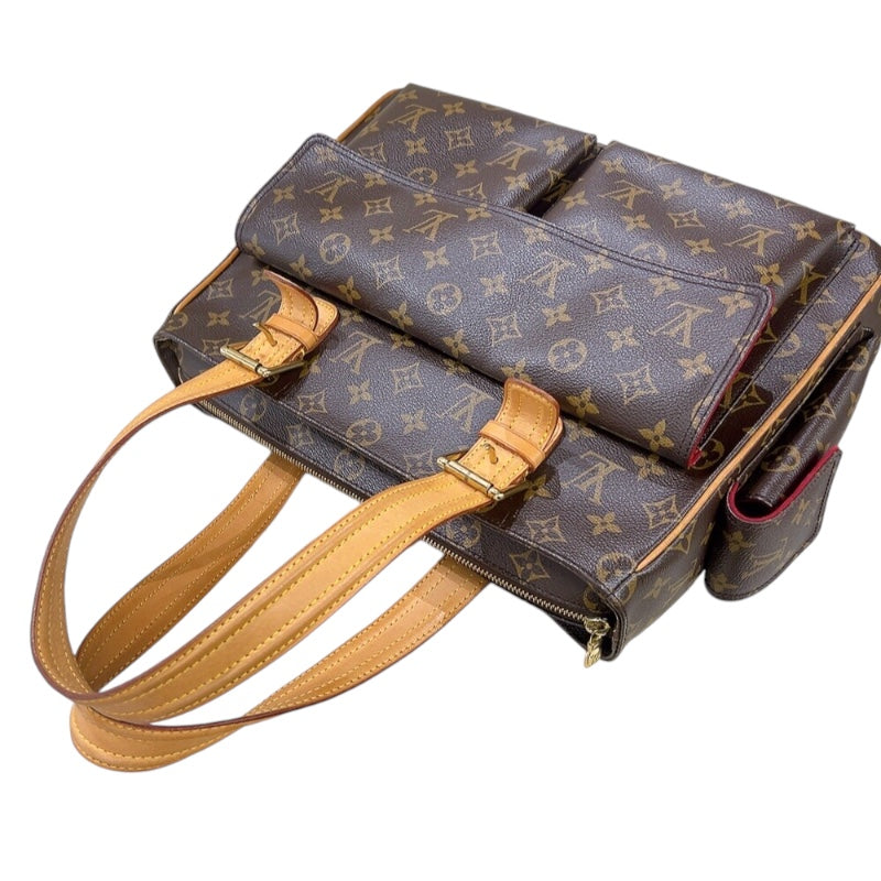 ルイ・ヴィトン LOUIS VUITTON ミュルティプリ・シテ M51162 ブラウン モノグラム レディース ハンドバッグ