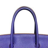 エルメス HERMES バーキン35 □O刻 アイリス　GD金具 トゴ ユニセックス ハンドバッグ