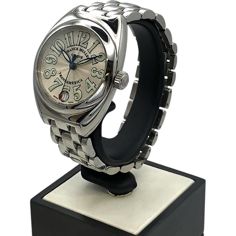 フランク・ミュラー FRANCK MULLER トランスアメリカ 2000L ステンレススチール SS クオーツ レディース 腕時計