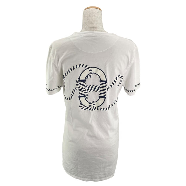 エルメス HERMES Canoe シェーヌダンクル柄Tシャツワンピース 3E4508DL ホワイト コットン レディース ワンピース