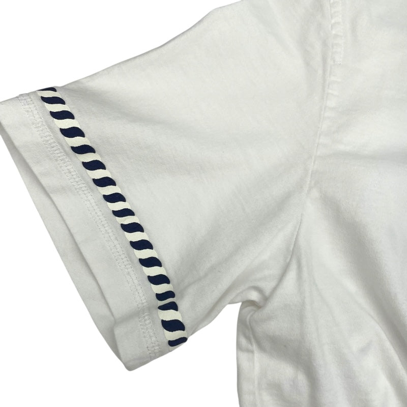 エルメス HERMES Canoe シェーヌダンクル柄Tシャツワンピース 3E4508DL ホワイト コットン レディース ワンピース