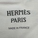 エルメス HERMES Canoe シェーヌダンクル柄Tシャツワンピース 3E4508DL ホワイト コットン レディース ワンピース