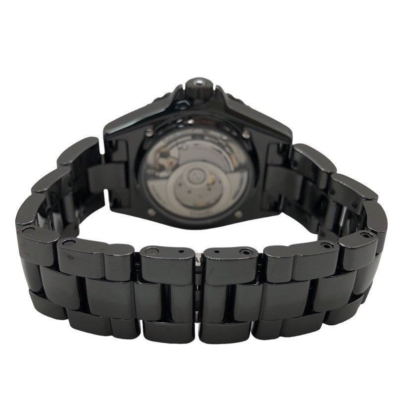 新品仕上げ　CHANEL J12 38ミリ　メンズ　正規品　腕時計 シャネル J12 メンズ 黒セラミック 38MM - 腕時計専門店THE