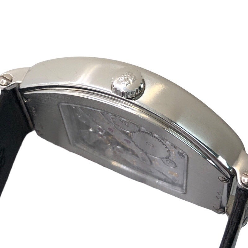 パテック・フィリップ PATEK PHILIPPE クロノメトロ ゴンドーロ 5098P-001 シルバー Pt950/革ベルト（社外品） 手巻き メンズ 腕時計