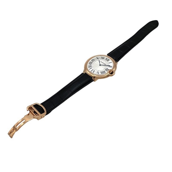 カルティエ Cartier バロンブルー　エクストラフラット W6920054 K18PG メンズ 腕時計