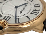 カルティエ Cartier バロンブルー エクストラフラット W6920054 K18PG メンズ 腕時計