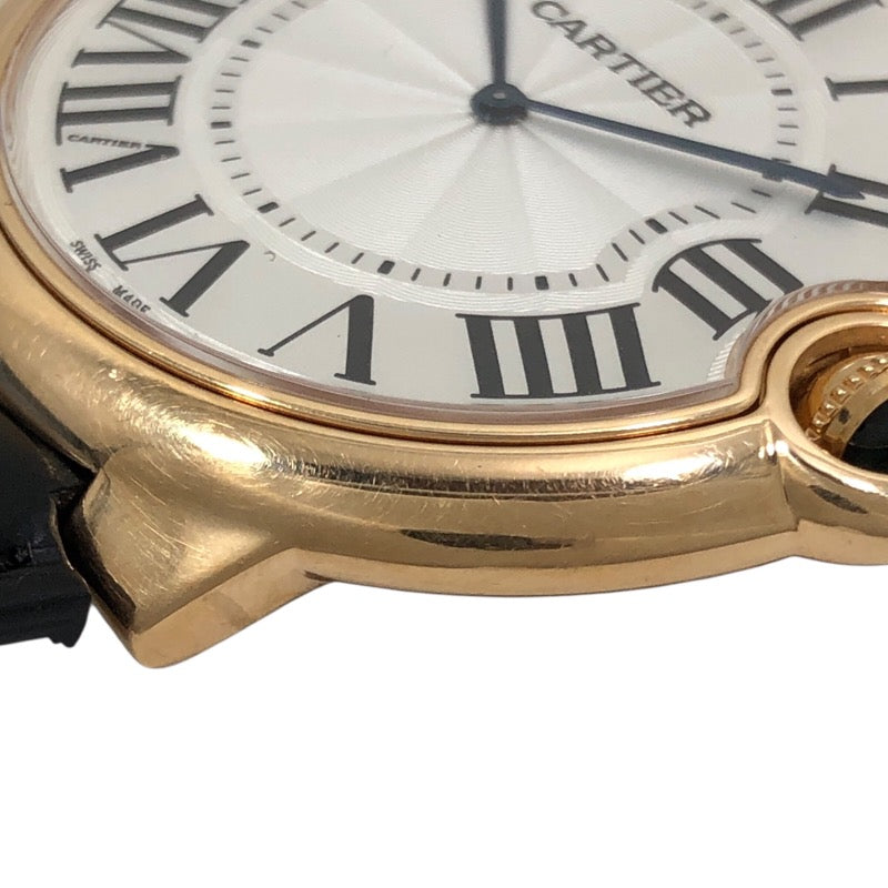 カルティエ Cartier バロンブルー エクストラフラット W6920054 K18PG メンズ 腕時計