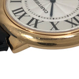 カルティエ Cartier バロンブルー エクストラフラット W6920054 K18PG メンズ 腕時計