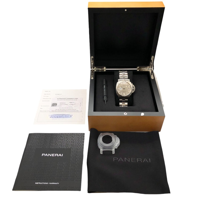 パネライ PANERAI ルミノール マリーナ PAM00977 シルバー SS 自動巻き メンズ 腕時計