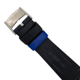 ルイ・ヴィトン LOUIS VUITTON タンブール アメリカズカップ レガッタV クロノグラフ Q1A61 ブルー  SS/純正ラバーベルト メンズ 腕時計