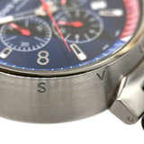 ルイ・ヴィトン LOUIS VUITTON タンブール アメリカズカップ レガッタV クロノグラフ Q1A61 ブルー  SS/純正ラバーベルト メンズ 腕時計