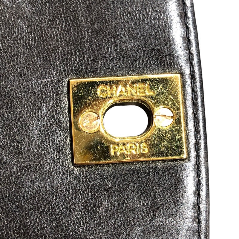 シャネル CHANEL ダイアナ25 A01165 ブラック　ゴールド金具 ラムスキン レディース ショルダーバッグ