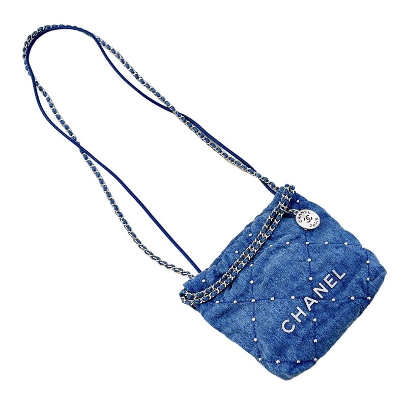 シャネル CHANEL CHANEL22 ミニハンドバッグ AS3980 ブルー
