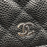 シャネル CHANEL マトラッセチェーンウォレット AP0250 ブラック×SV金具 キャビアスキン レディース ショルダーバッグ