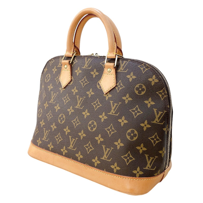 ルイ・ヴィトン LOUIS VUITTON アルマ M51130 ブラウン　ゴールド金具 モノグラム レディース ハンドバッグ