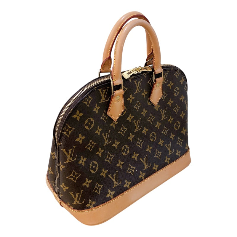 ルイ・ヴィトン LOUIS VUITTON アルマ M51130 モノグラム ゴールド金具 PVC レディース ハンドバッグ