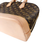 ルイ・ヴィトン LOUIS VUITTON アルマ M51130 モノグラム ゴールド金具 PVC レディース ハンドバッグ