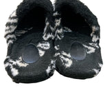 バレンシアガ BALENCIAGA ロールオーバーロゴファーサンダル 624515 ブラック フェイクファー メンズ サンダル