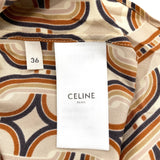 セリーヌ CELINE チェーンプリントシルクブラウス 2C008067I マルチカラー シルク レディース ブラウス