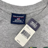 POLO RALPH LAUREN ロゴTシャツ グレー コットン メンズ 半袖Ｔシャツ