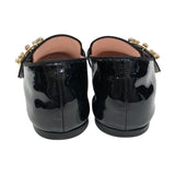 ロジェ ヴィヴィエ ROGER VIVIER ストラスバックルパテンドパンプス ブラック レディース パンプス