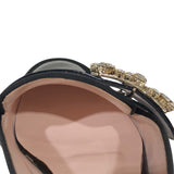 ロジェ ヴィヴィエ ROGER VIVIER ストラスバックルパテンドパンプス ブラック レディース パンプス