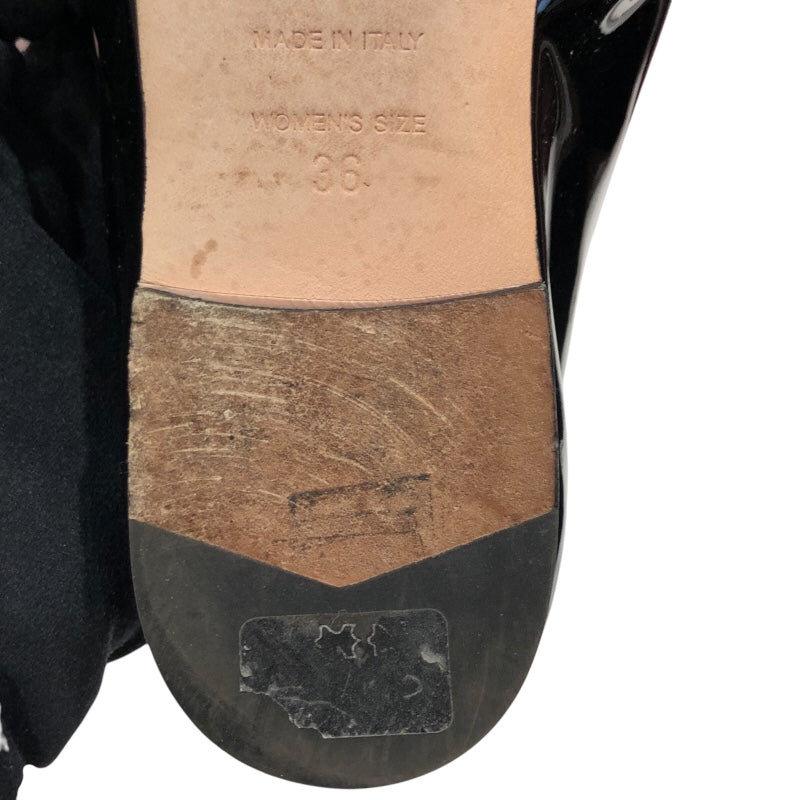 ロジェ ヴィヴィエ ROGER VIVIER ストラスバックルパテンドパンプス ブラック レディース パンプス