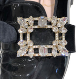 ロジェ ヴィヴィエ ROGER VIVIER ストラスバックルパテンドパンプス ブラック レディース パンプス