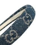 グッチ GUCCI エコ ウォッシュ カチューシャ 652835 ブルー GGデニム レディース その他小物