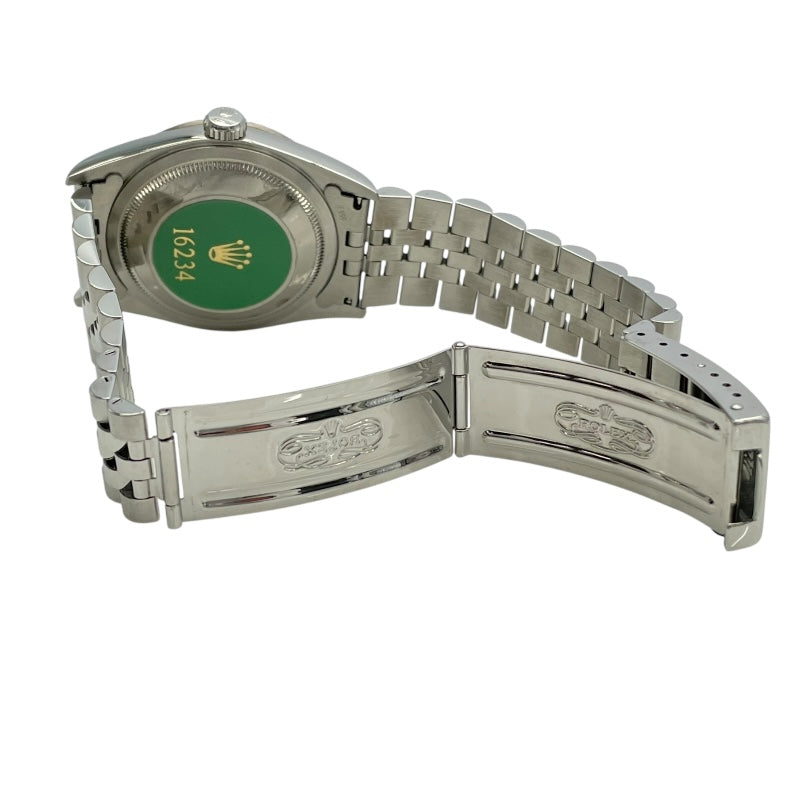 ロレックス ROLEX デイトジャスト 16234  シャンパン K18WG/SS 自動巻き ユニセックス 腕時計