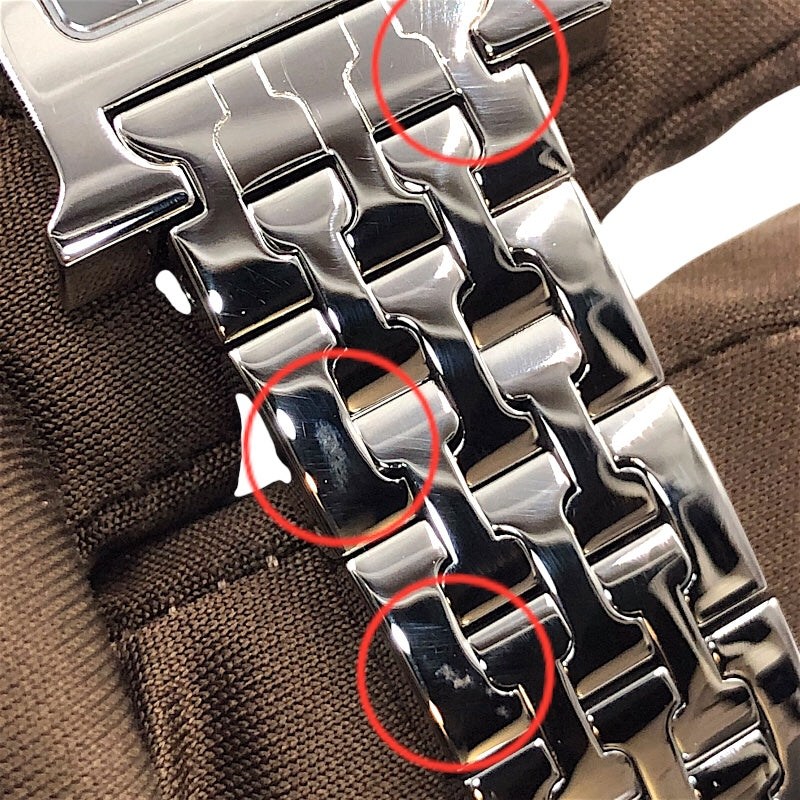 エルメス HERMES Hウォッチ HH1.201 ブラック×シルバー