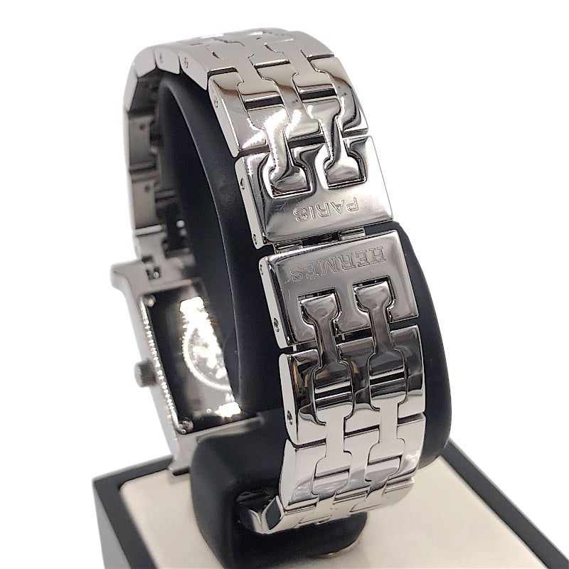 エルメス HERMES Hウォッチ HH1.201 ブラック×シルバー