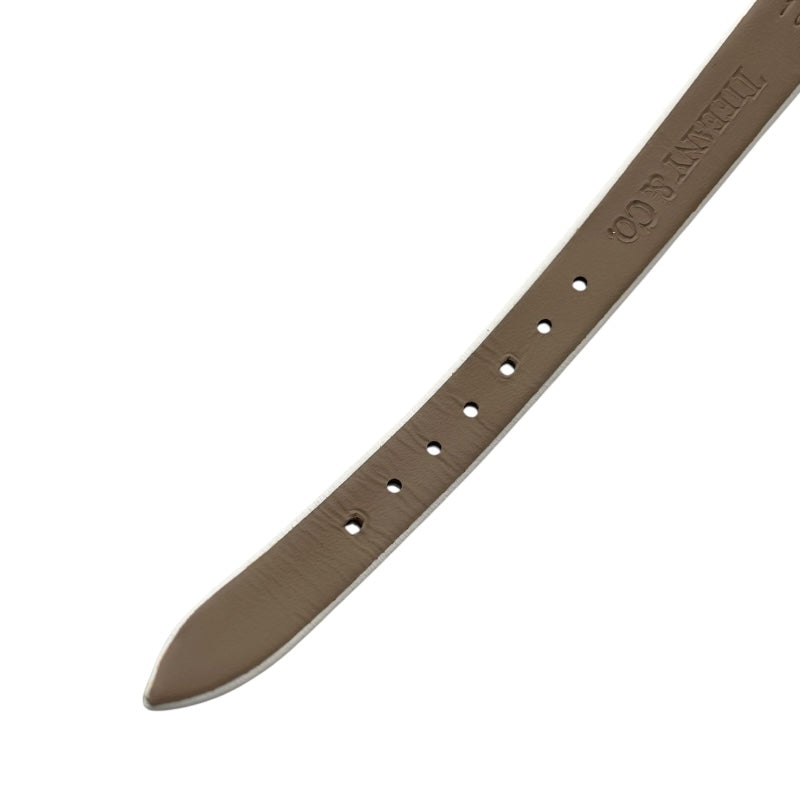 ティファニー TIFFANY＆CO カクテルウォッチ 37725994 ホワイト SS/革ベルト/ダイヤ クオーツ レディース 腕時計