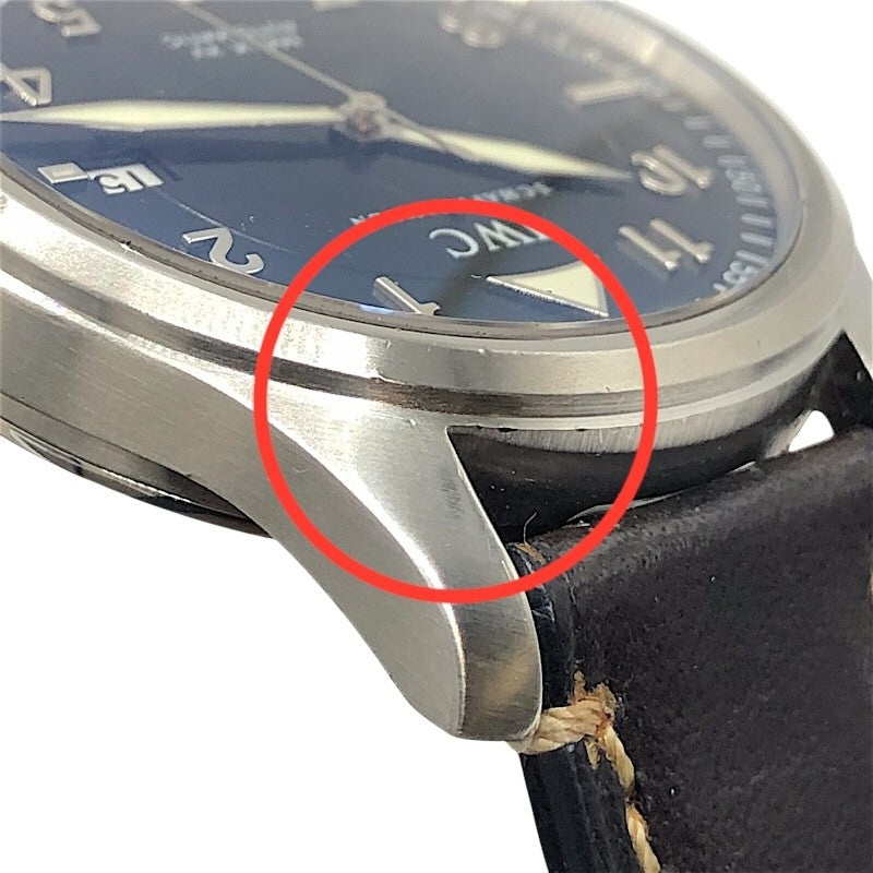 インターナショナルウォッチカンパニー IWC スピットファイア マークXV IW325311 ブラック×シルバー SS メンズ 腕時計
