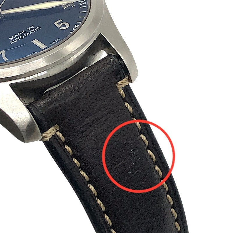 インターナショナルウォッチカンパニー IWC スピットファイア マークXV IW325311 ブラック×シルバー SS メンズ 腕時計