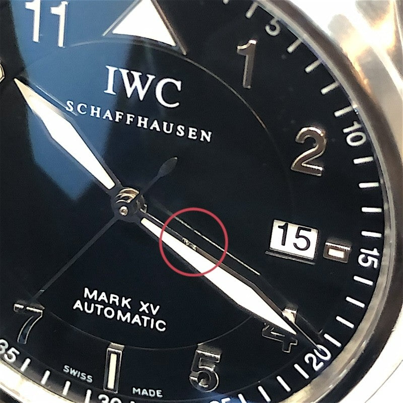 インターナショナルウォッチカンパニー IWC スピットファイア マークXV IW325311 ブラック×シルバー SS メンズ 腕時計